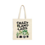 Crazy Plant Lady 2 2 Natural Tote Bag