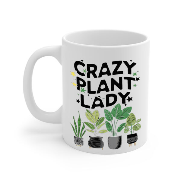 Crazy Plant Lady 2 2 White Mug Left