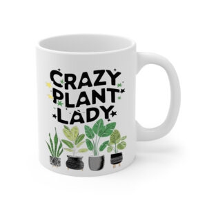 Crazy Plant Lady 2 2 White Mug Right