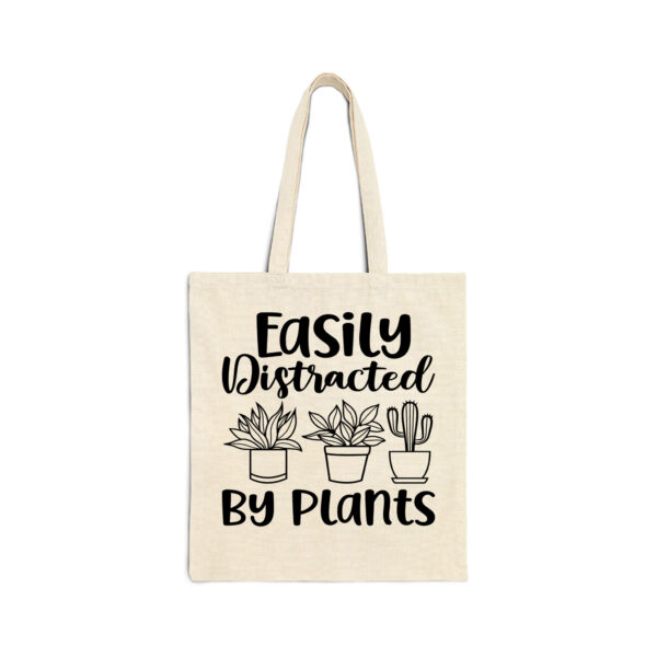 Easily Distracted By Plants 2 Natural Tote Bag