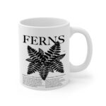 Fern Plant White Mug Right