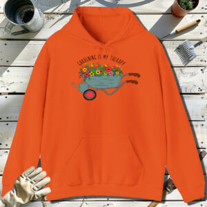 Gardening-Is-My-Therapy-copy-Orange-Hoodie.jpg