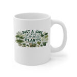 Just a Girl Who Loves Plants 3 White Mug Right