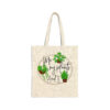 Me My Plants And I Natural Tote Bag