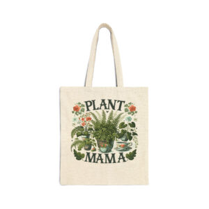 Plant Mama Natural Tote Bag