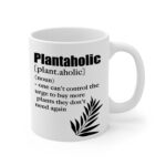 Plantaholic Definition White Mug Right