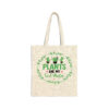 Plants Are My Soil Mates Natural Tote Bag