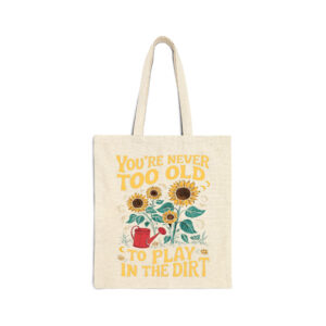 Play In The Dirt Natural Tote Bag