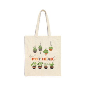 Pot Head Natural Tote Bag