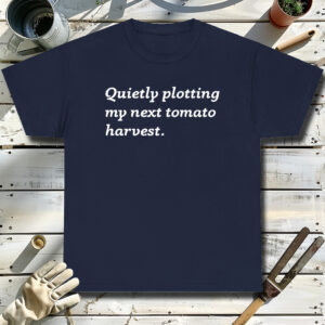 Quietly-Plotting-Tomato-Harvest-Navy-T-Shirt.jpg