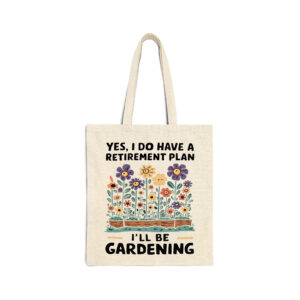 Retirement Plan Natural Tote Bag