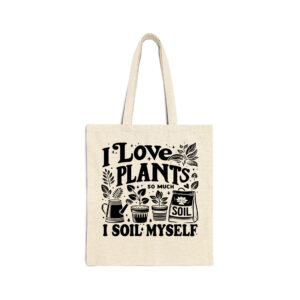 Soil Myself Natural Tote Bag