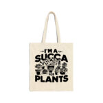 Succa For Plants Natural Tote Bag