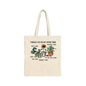 Things I Do In My Spare Time Natural Tote Bag