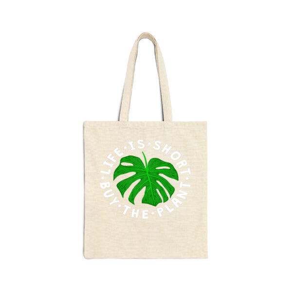 paranneltu Life Is Short Natural Tote Bag